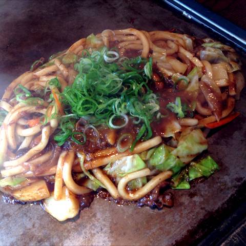 カレー焼きうどん