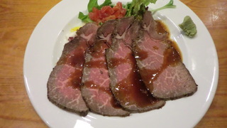 和牛のローストビーフ