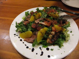 合鴨とオレンジのサラダ