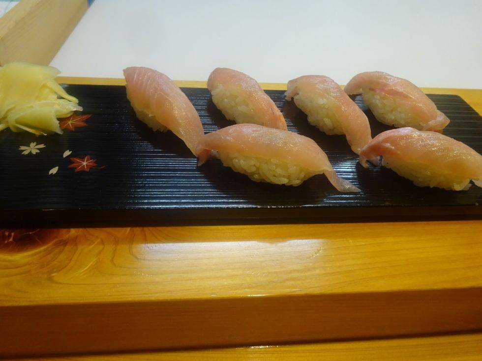 金目鯛握り寿司