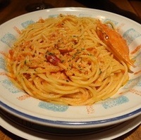 渡り蟹のトマトクリームスパゲティ