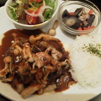 ワンプレートランチハンバーグ