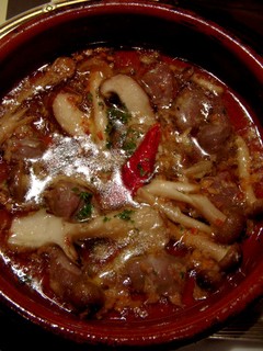 砂ずりのアヒージョ