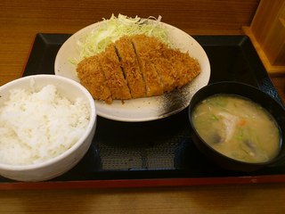 ロースかつ定食