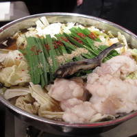 黒もつ鍋　〆付き