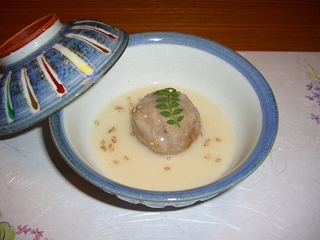 蓮根万頭　豆乳庵