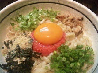 明太子クリームまぜそば