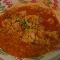 完熟トマト魚介のリゾット