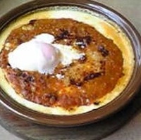 半熟卵のミラノ風ドリア