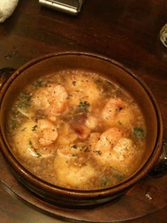 海老のアヒージョ