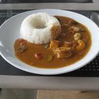 彩り野菜入りシーフードカレー