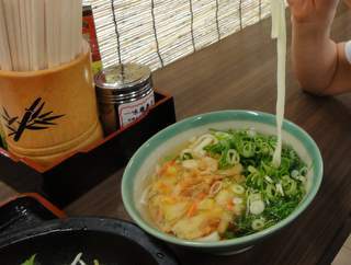 しろ海老かき揚げきしめん