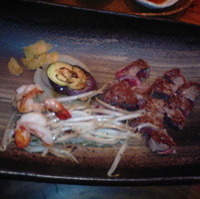 牛ロース＆シーフード三種