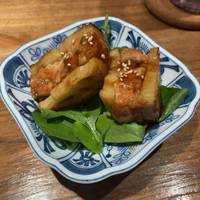 レンコン挟み焼き