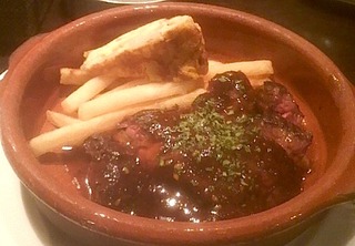 牛肉とマッシュルームの赤ワイン煮