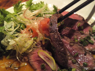 牛たたき風ステーキ
