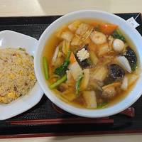 広東麺＋半炒飯セット