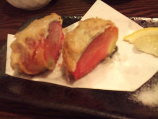 とまとの天ぷら