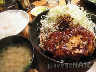 トンテキ定食