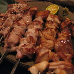 幻の黒豚あぐー炭火焼