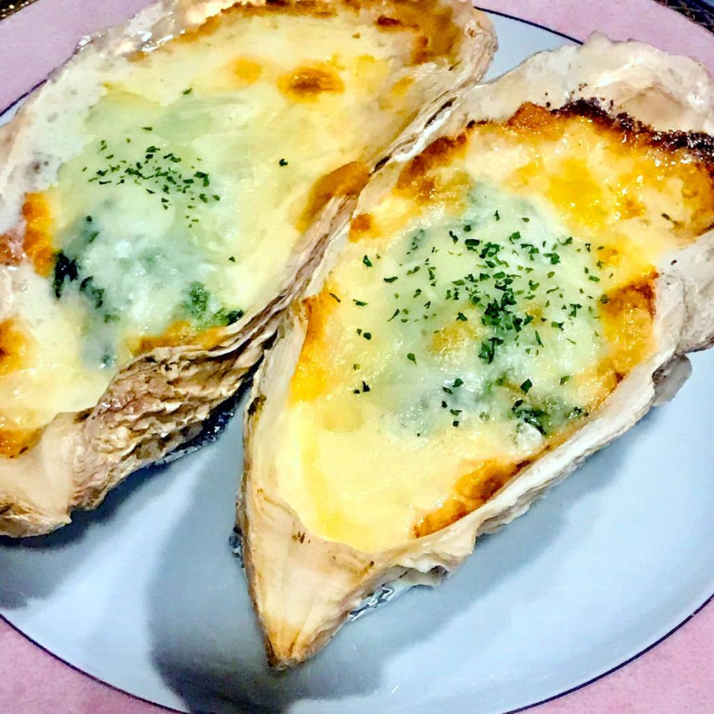 牡蠣のチーズグラタン