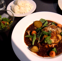 とろけるチーズハンバーグ　ポルチーニと木…