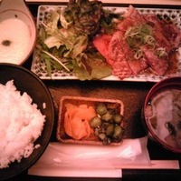 牛ロースステーキランチメニュー