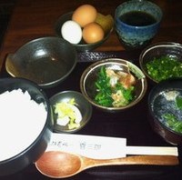たまごかけごはん定食 卵食べ放題