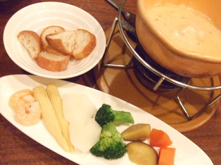 チーズフォンデュー