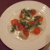 北海道産水ダコとアボカドのセビーチェ