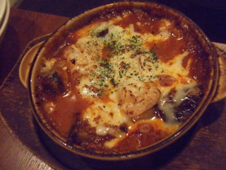 海老とナスのグラタン