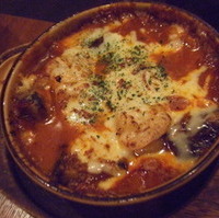 海老とナスのグラタン