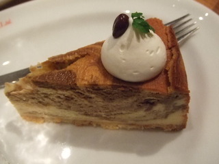 コーヒーのマーブルチーズケーキ