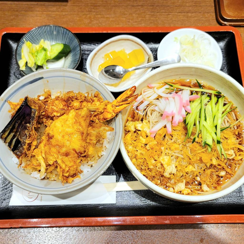 ミニ天丼・たぬきそば（冷）セット