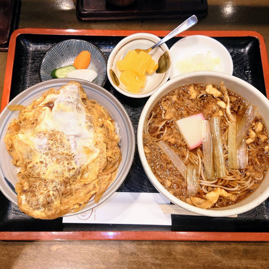 ミニカツ丼・たぬきそば（温）セット