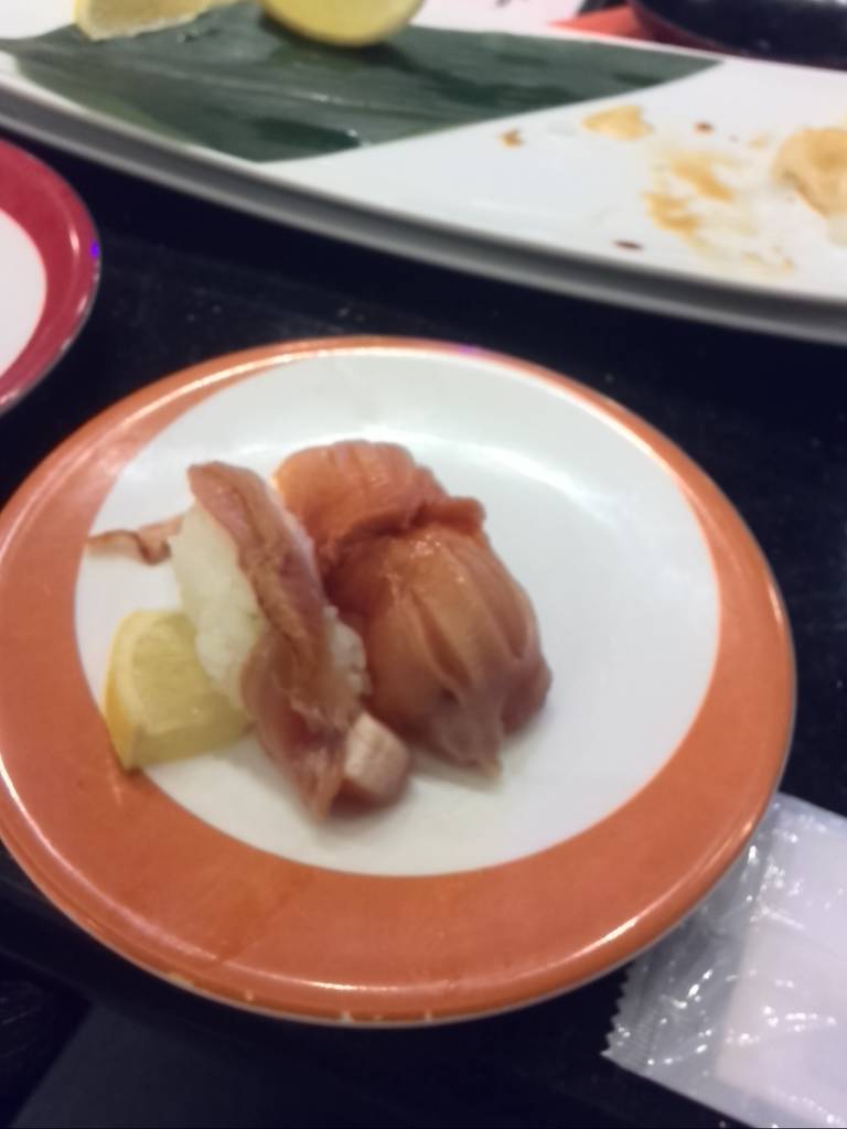 活け赤貝にぎり