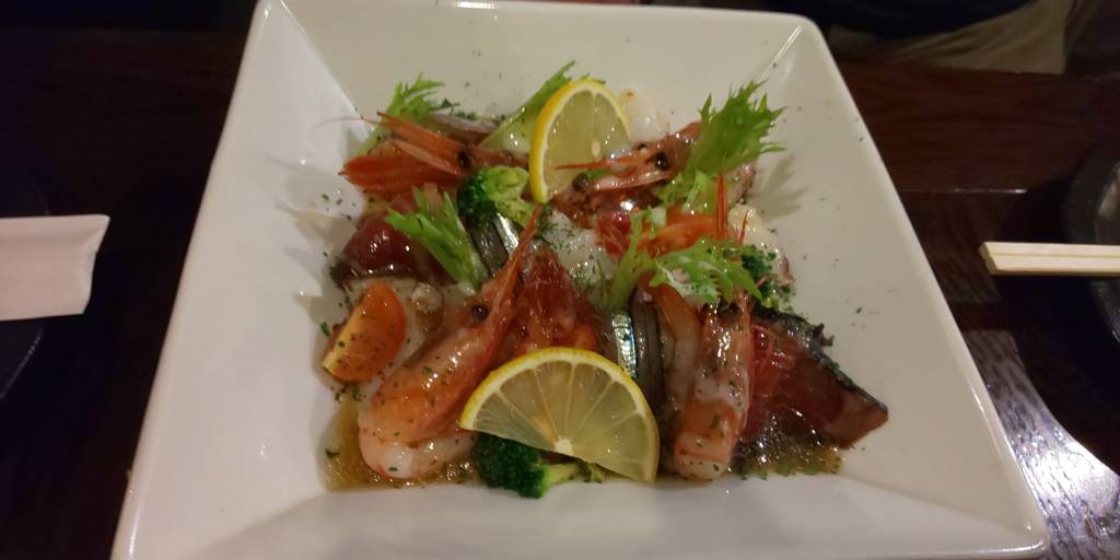 海鮮たっぷりカルパッチョ