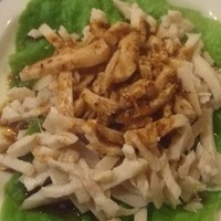 蒸し鶏の辛味ソース