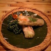 海老と野菜の生春巻