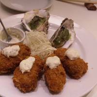 プレミアムランチセット＋牡蠣フライ