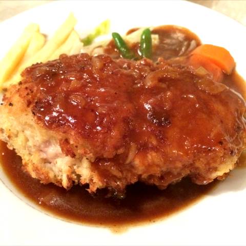 ポークカツのチーズ焼き