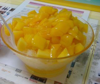 マンゴーかき氷