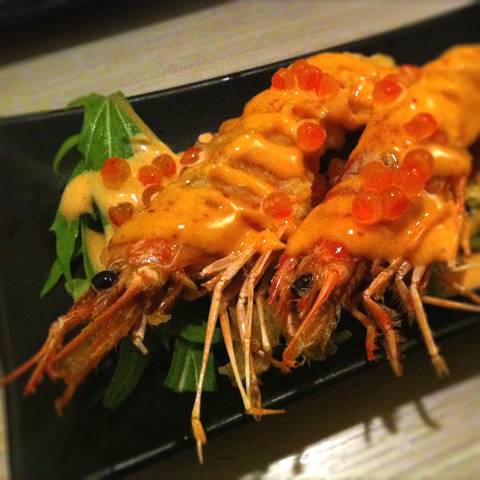 天然海老の天麩羅