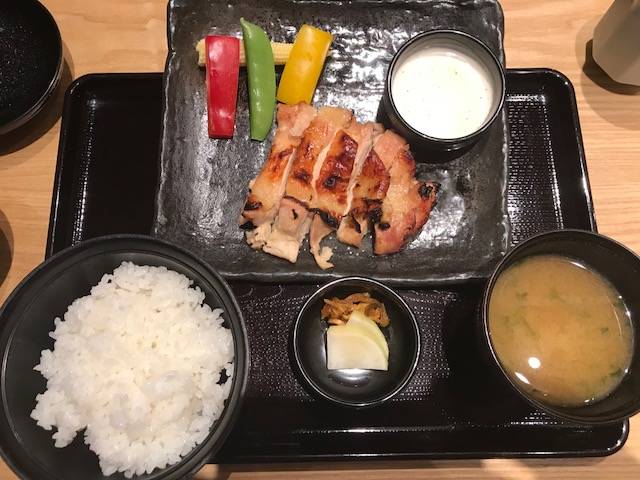 鶏の西京焼き定食