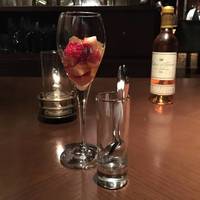 ロゼとディケムのデザート