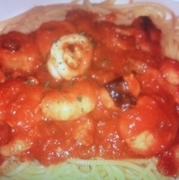 海の幸トマトソース