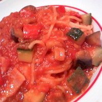 プロヴァンス野菜とベーコンの塩麹トマトソ…