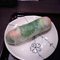 小海老と野菜の生春巻き