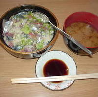 秋刀魚丼