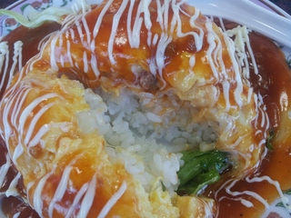 ふわふわ卵のチーズマヨ天津飯